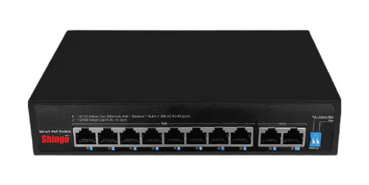 8x10/100M RJ45 PoE Switch